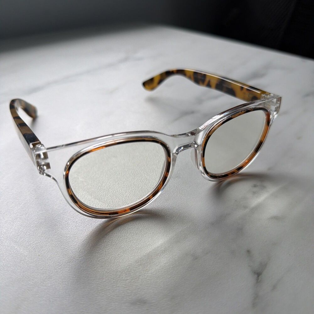 Peepers Reading Glasses 3.00 Blue Light 3233 Tortoise Clear
